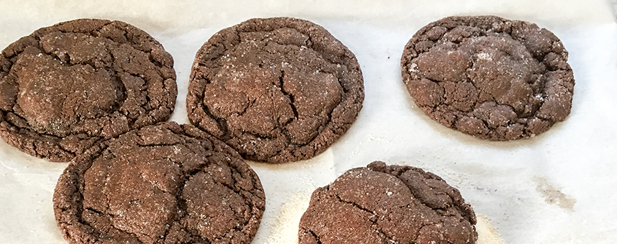 Chocolate sugar cookies