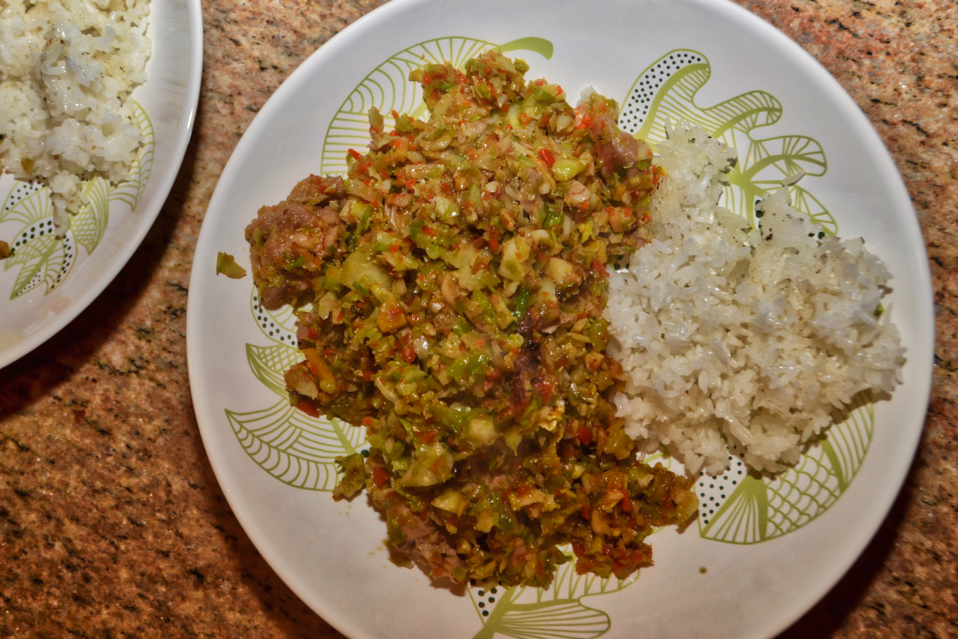 Thai Chicken and Brussels Sprout Skillet