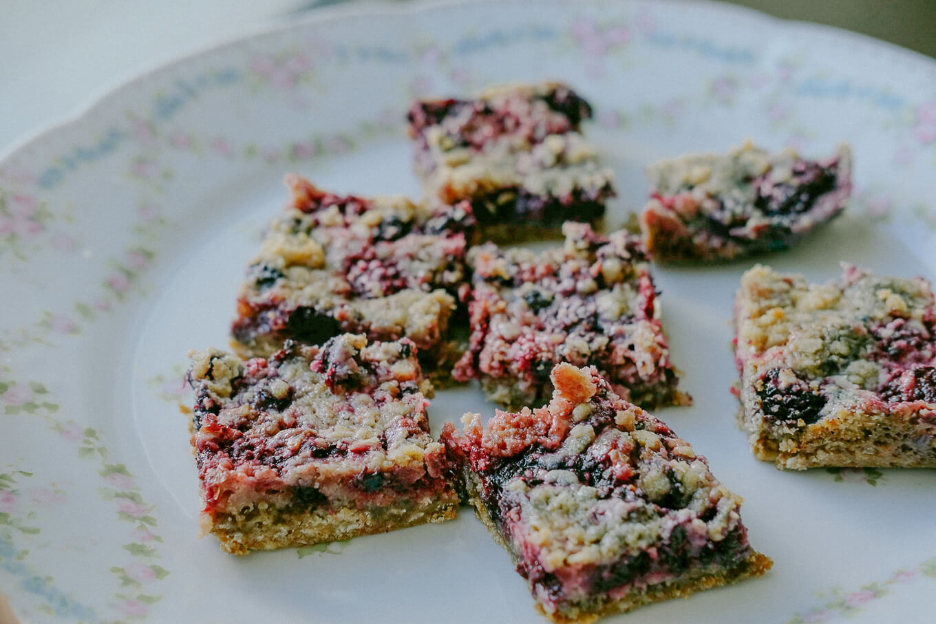 Raspberry Crumb Bars