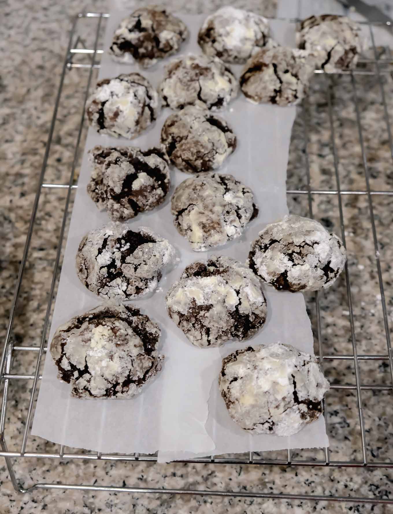 Chocolate Crinkle Cookies