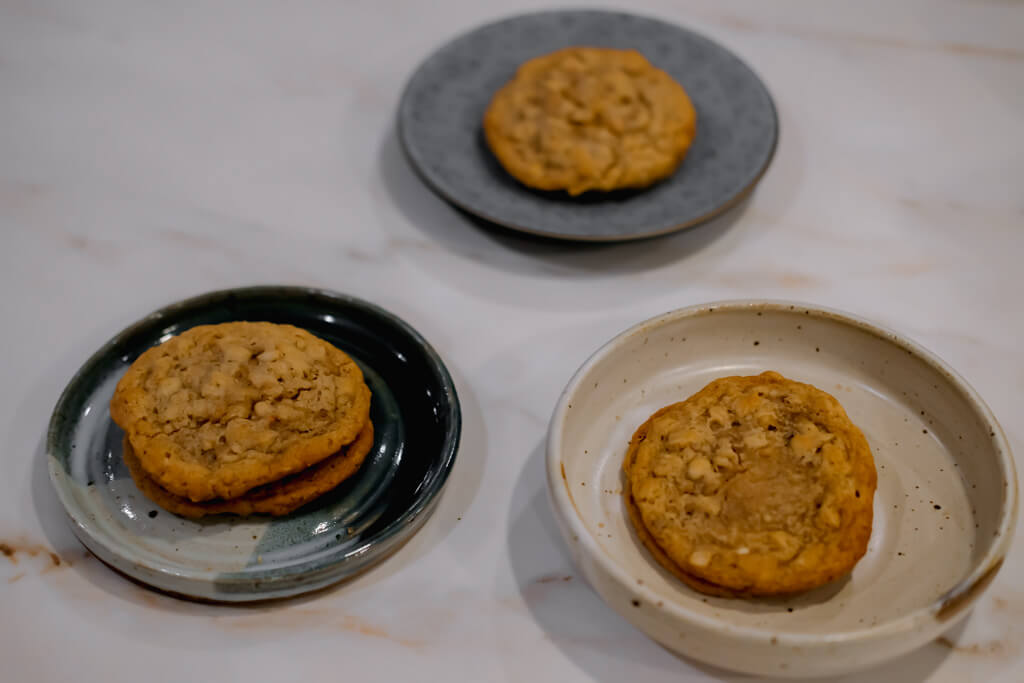 Peanut Butter Cookies filled with Peanut Butter Cream